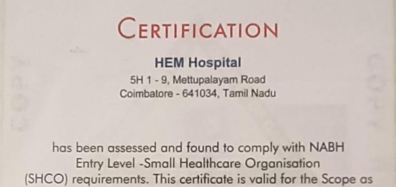 NABH Certificate